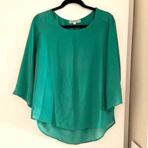 Pleione Turquoise Blouse